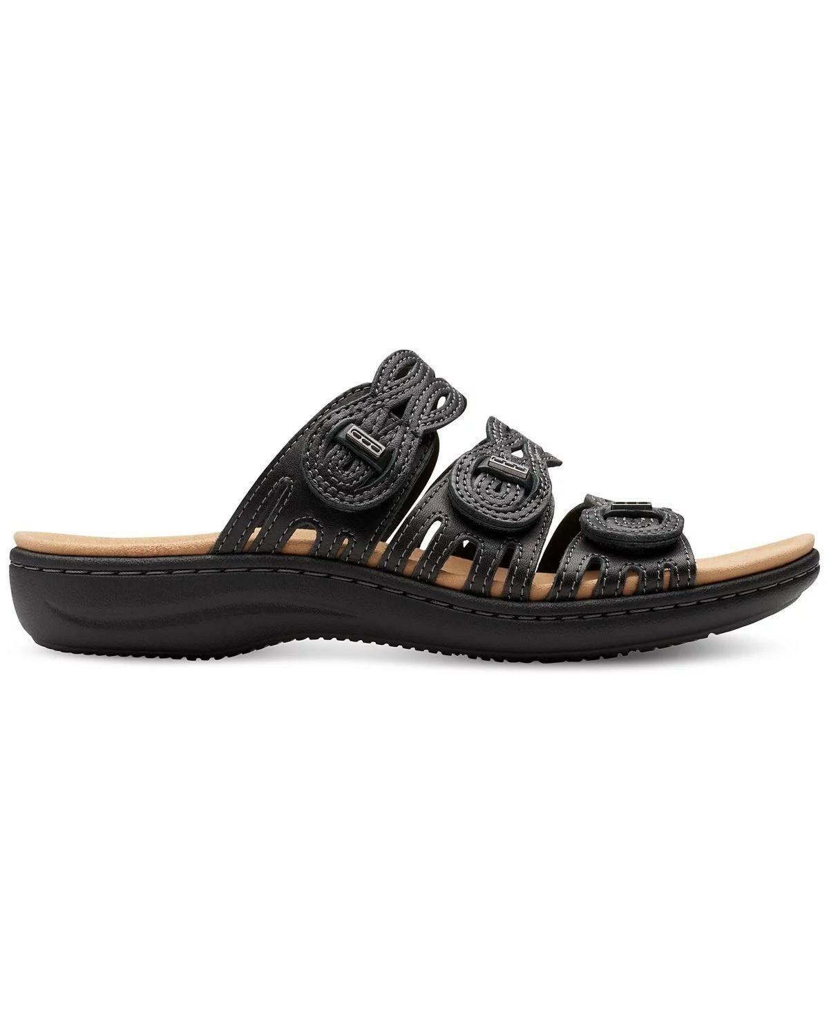 Clarks Laurieann Ruby Slide Sandals Women’s Comfort Shoes Navy Size 8 – MSRP $94
