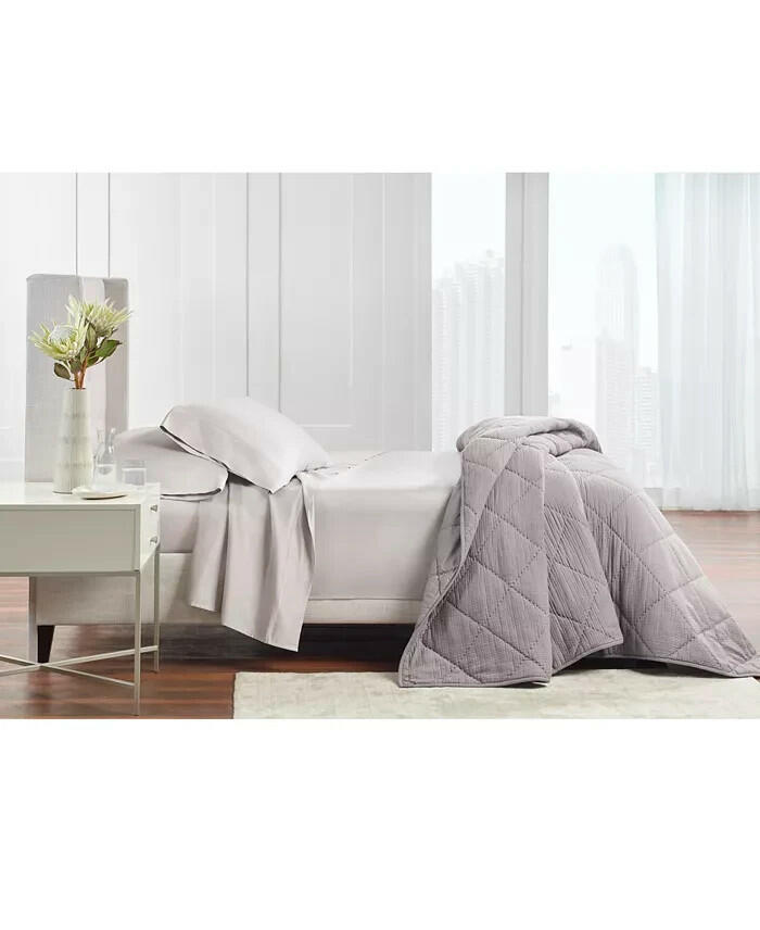 Hotel Collection 525TC Egyptian Cotton 4 Piece Sheet Set King MSRP $360
