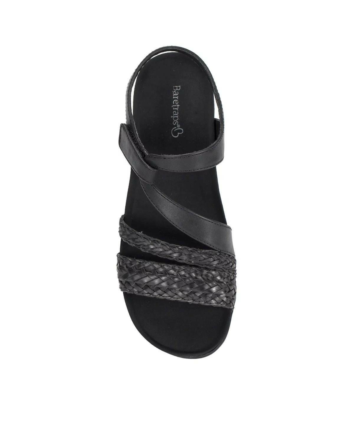 Easy Spirit Jalen Strappy Sandals Women’s Comfort Shoes Black Size 10 – MSRP $69