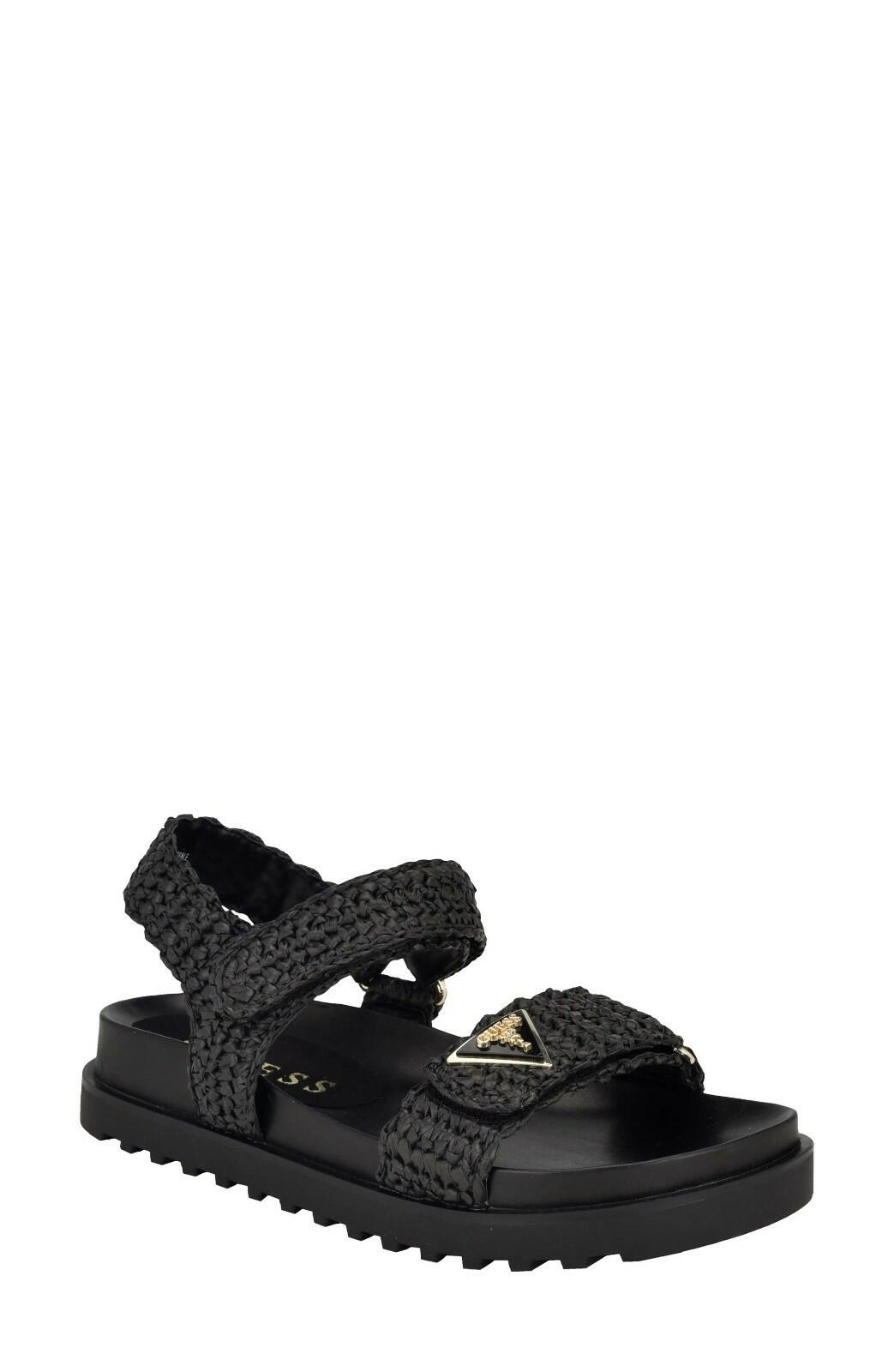 Guess Fabrica Woven Sandals Women’s Strap Shoes Black Size 9 – MSRP $95 SOLD OUT