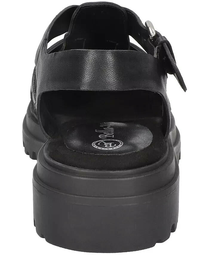 Bella Vita Womens Sinclaire Fisherman Sandals Black 11W New $100