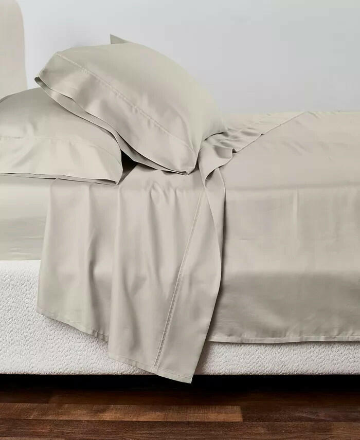 Heritage Home 800TC 4-Pc Full Cotton Blend Sheet Set Gray MSRP $140