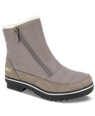 JBU Womens Snowbound Zip Cold Weather Boots Taupe 11MFaux Fur MSRP $79