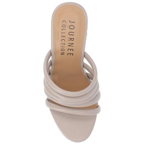 Journee Collection Cynthie Espadrille Wedge Sandals – Women’s Tan, Size 10
