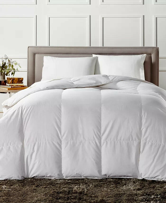 Charter Club White Down Medium Weight Comforter King MSRP $570