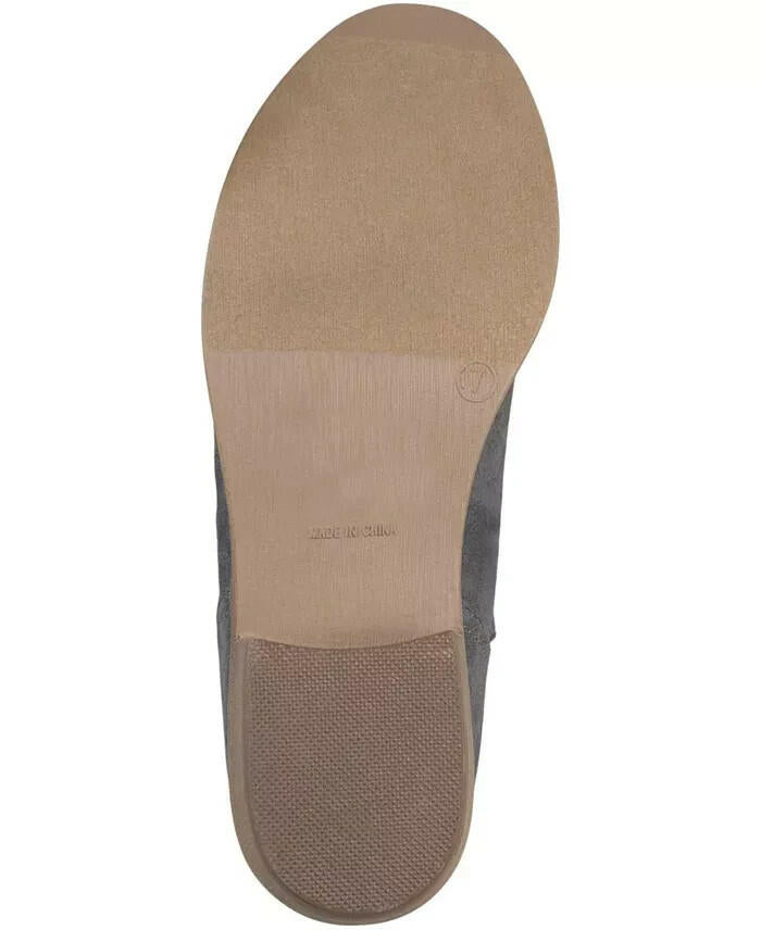 Journee Collection Rimi Notched Ankle Booties Gray Size 6.5 MSRP $109