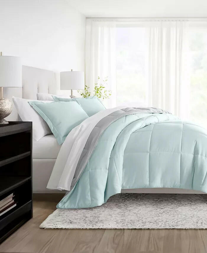 ienjoy Home All Season Reversible Comforter Set Twin Twin XL MSRP $82