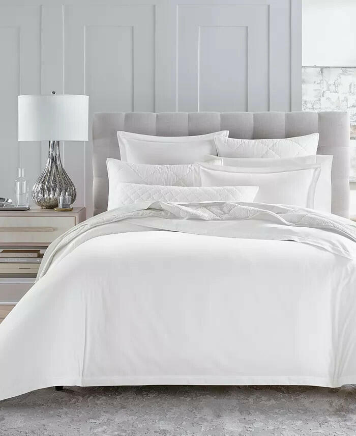 Hotel Collection Egyptian Cotton 525TC Comforter Set White King MSRP $470