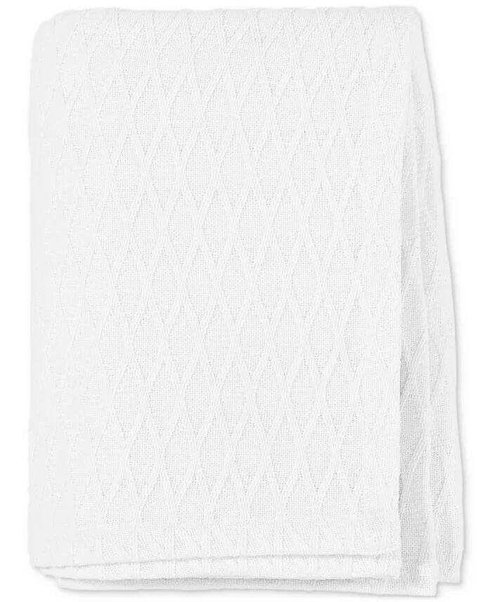 Lauren Ralph Lauren Classic Cotton Blanket Twin White MSRP $90