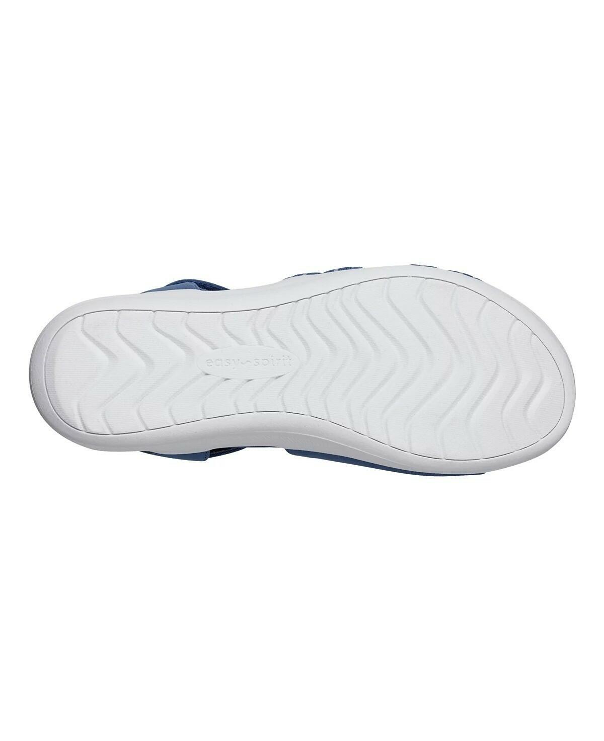 Easy Spirit Weber Women’s Sporty Sandals Light Wedge Comfort Walking Blue 8.5