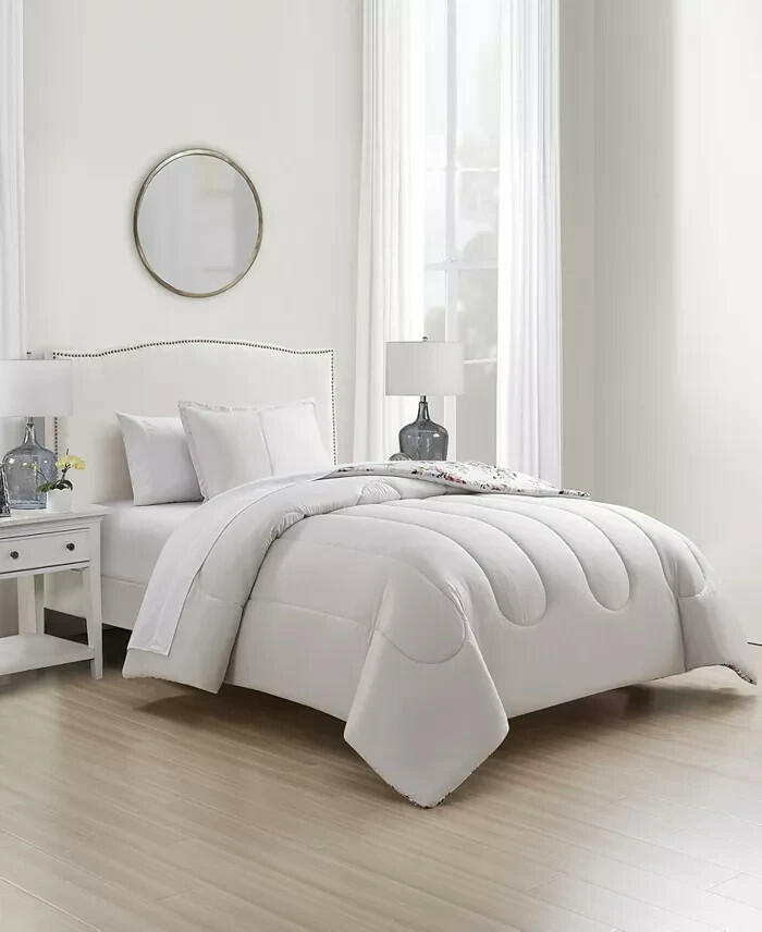 Sunham Hill Garden 3Pc Floral Comforter Set Full Queen MSRP $80