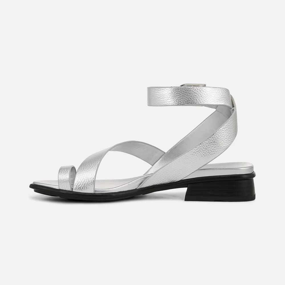 Naturalizer Birch Sandal Silver Size 12 New MSRP $110