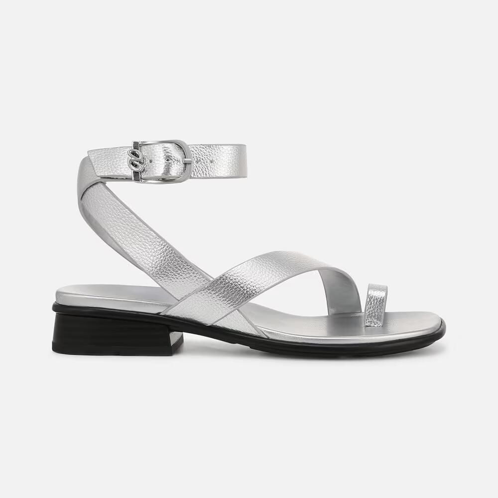 Naturalizer Birch Sandal Silver Size 12 New MSRP $110