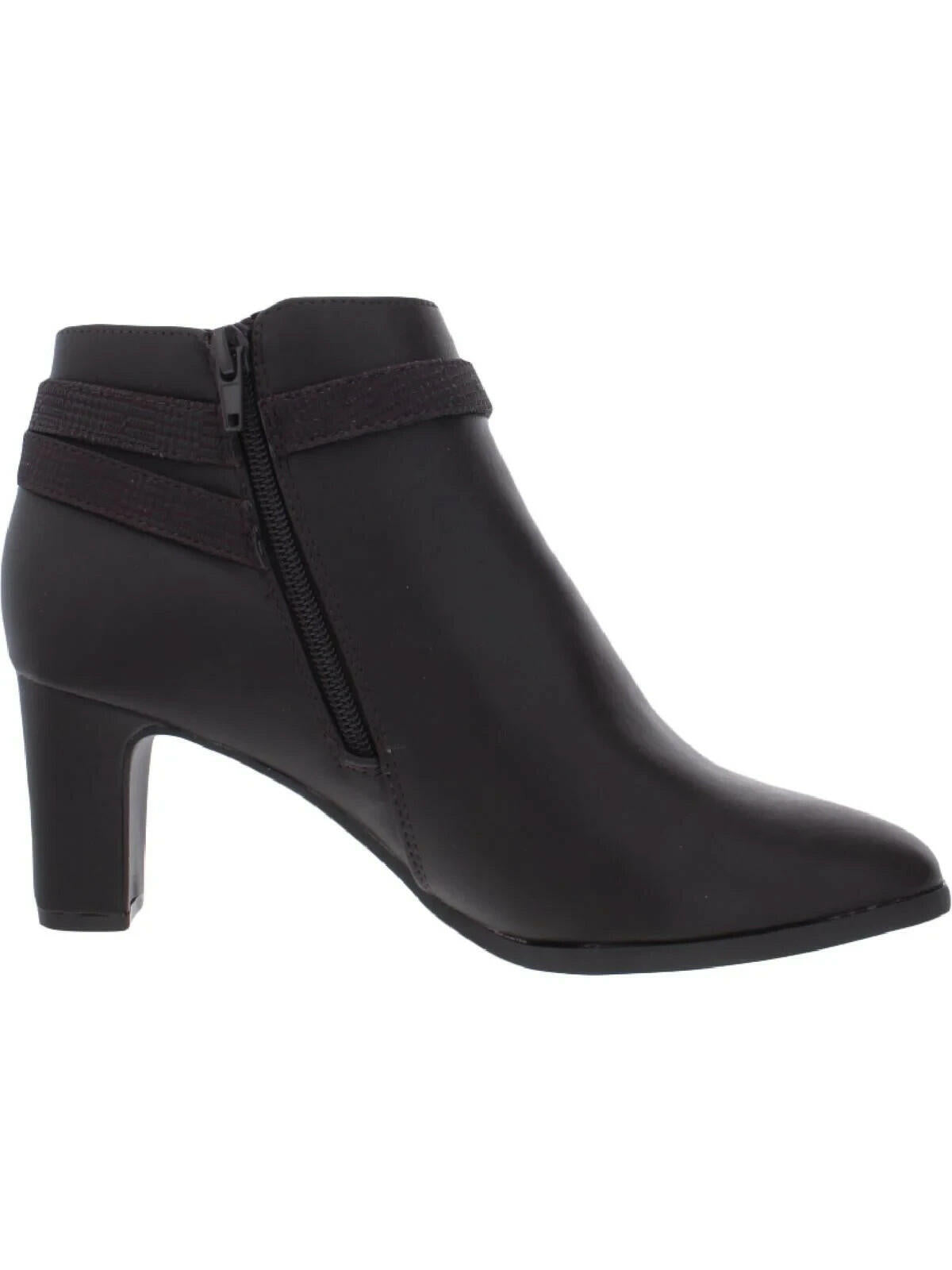 Charter Club Womens Pixxy Block Heel Dress Booties Black Size 6 $89