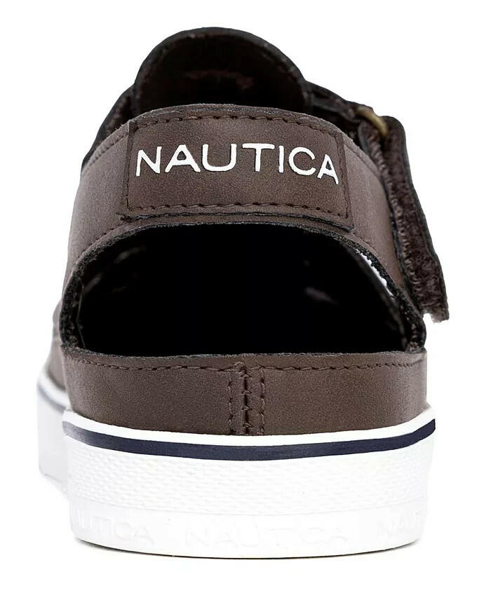 Nautica Boys Mikkel Strong Fisherman Sandals Brown Size 13 New $69