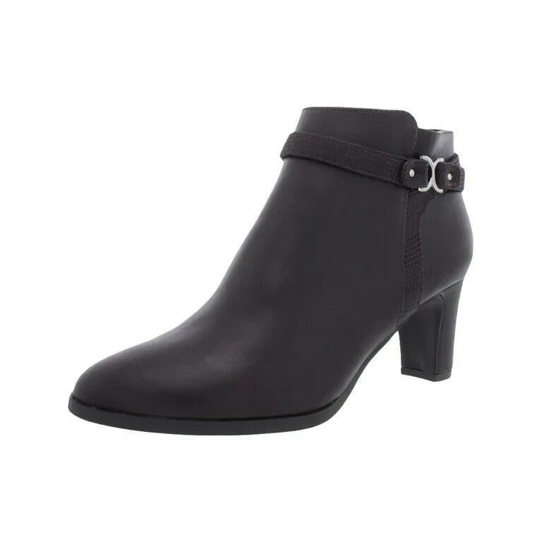 Charter Club Womens Pixxy Block Heel Dress Booties Black Size 6 $89