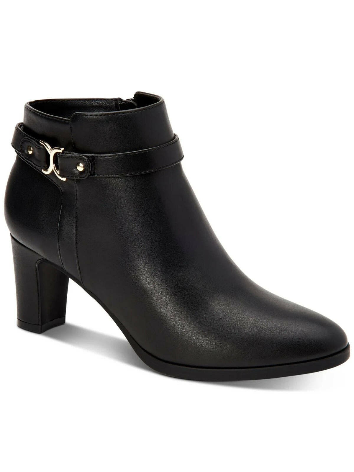 Charter Club Womens Pixxy Block Heel Dress Booties Black Size 6 $89