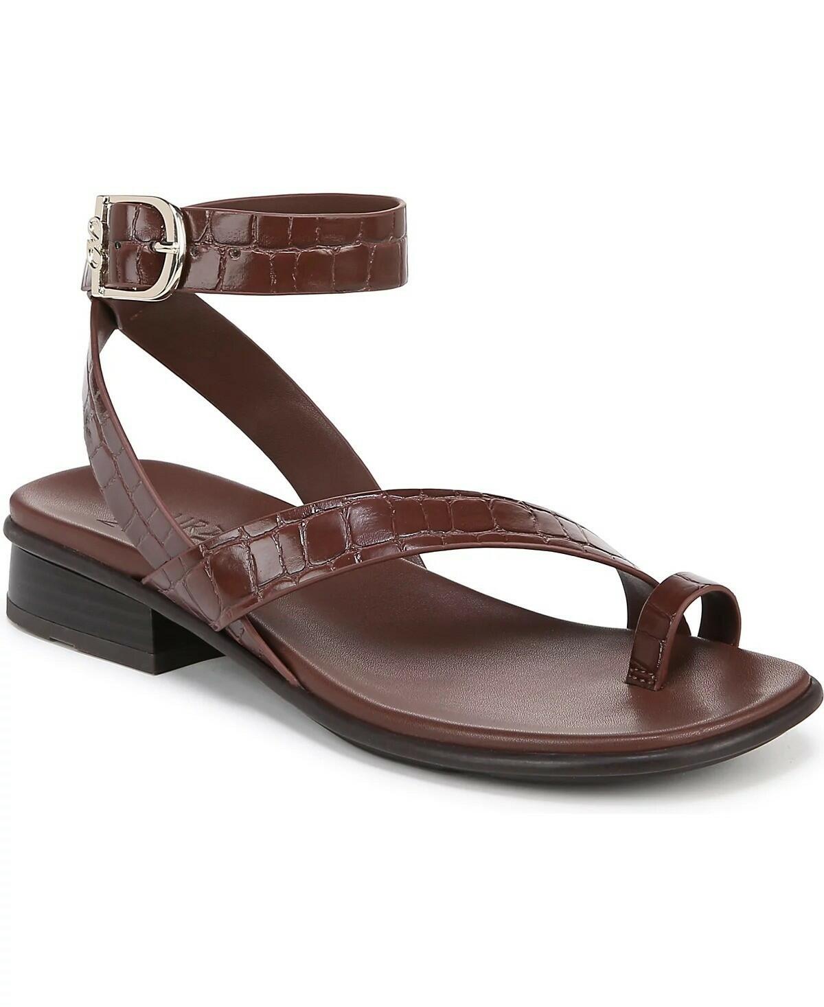 Naturalizer Birch Sandals Strappy Comfort  Brown Croco Size 8.5  MSRP $110