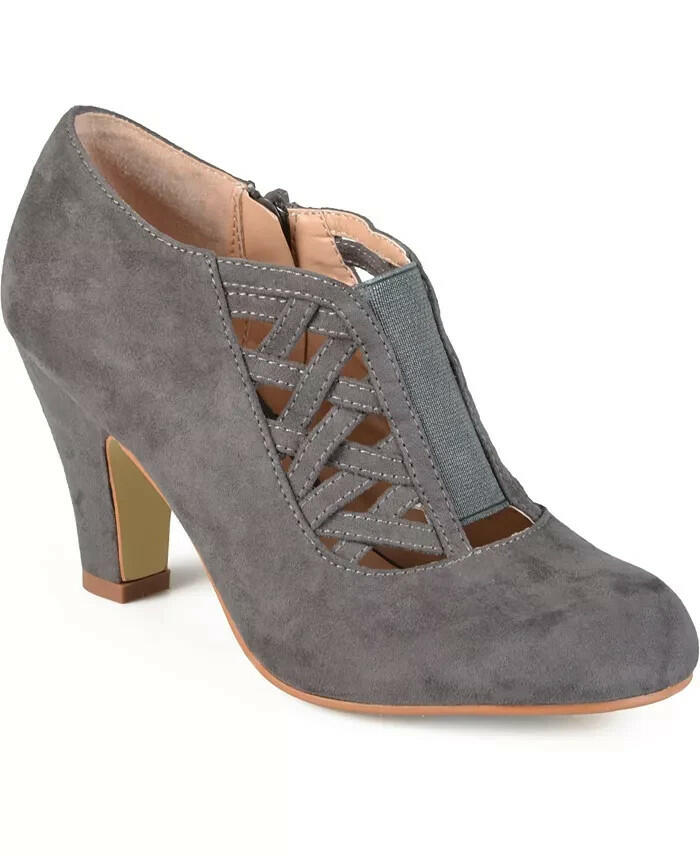 Journee Collection Piper Wide Width Dress Shooties Black Size 9 $90 MSRP