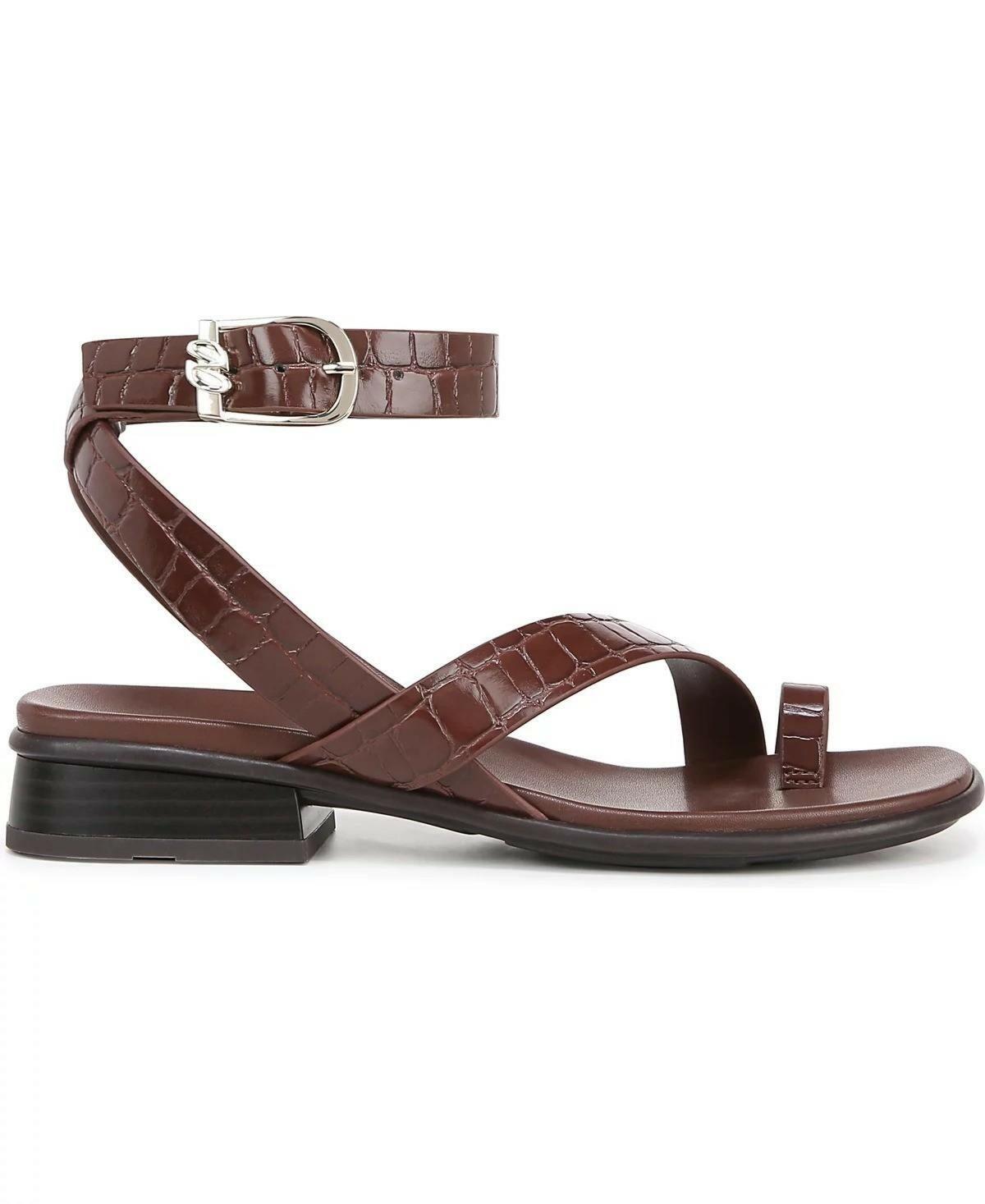Naturalizer Birch Sandals Strappy Comfort  Brown Croco Size 8.5  MSRP $110