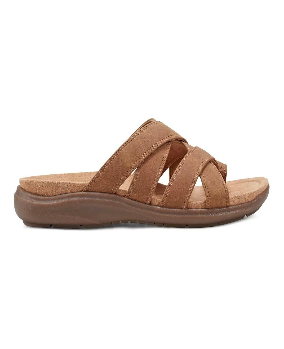 Easy Spirit Westly Sandals Women’s Strappy Comfort Shoes Brown Size 9.5 MSRP $65
