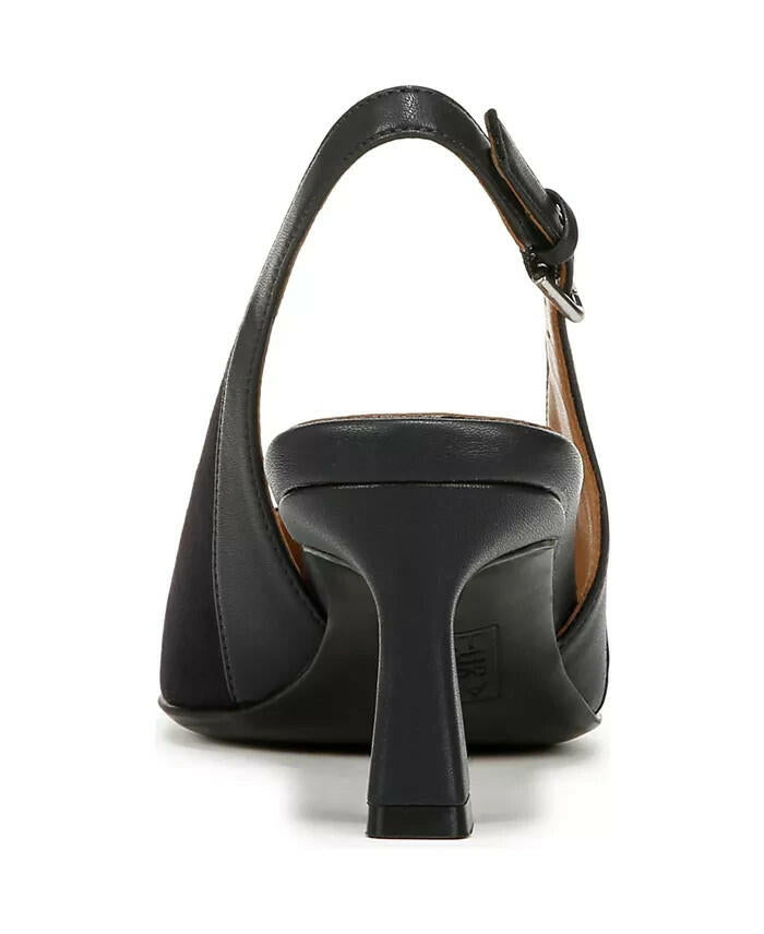 Naturalizer Womens Tansy Snip Toe Slingback Pumps Navy 7.5 $115