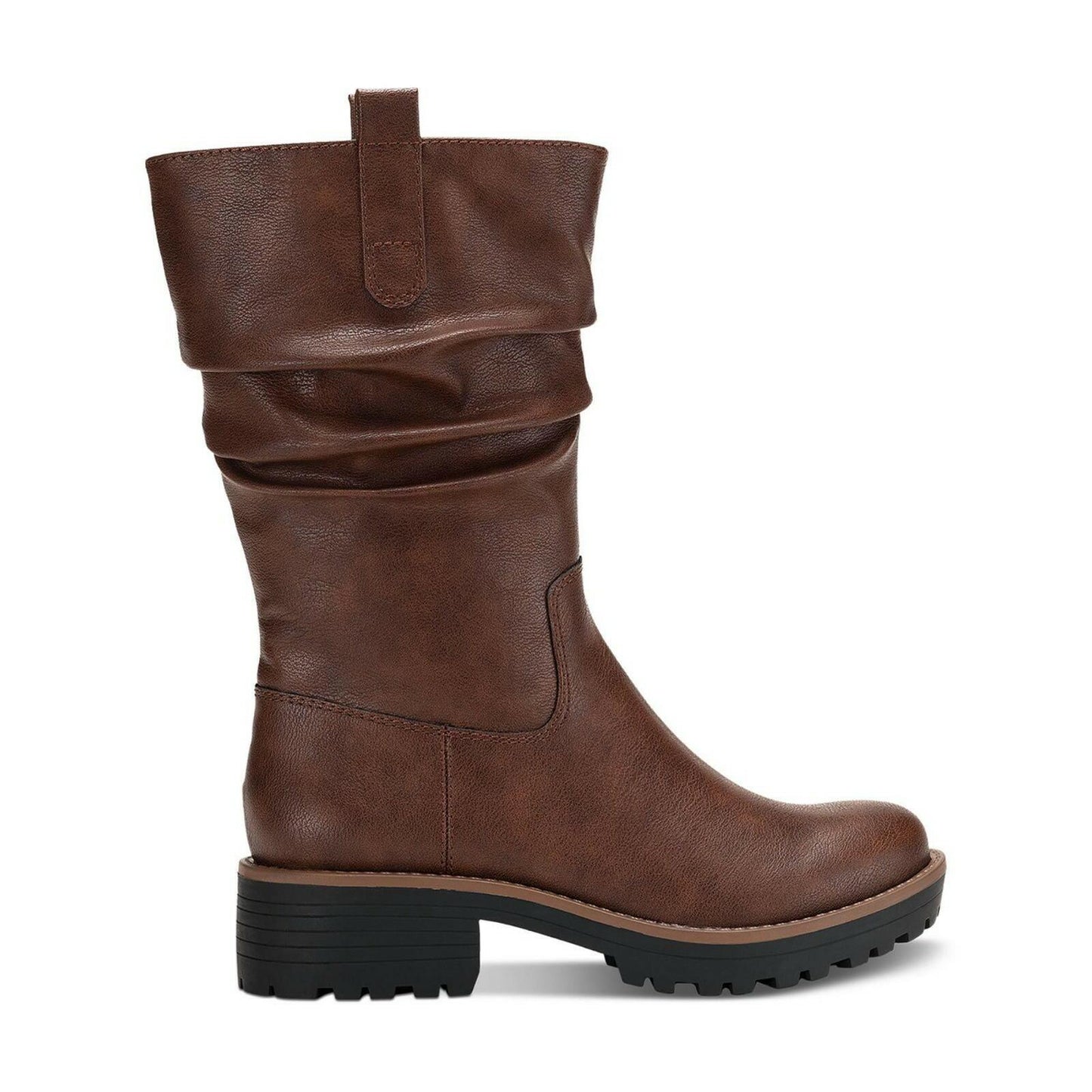 Sun + Stone Nelliee Lug Sole Slouch Boots Brown Women’s 5.5 MSRP $80