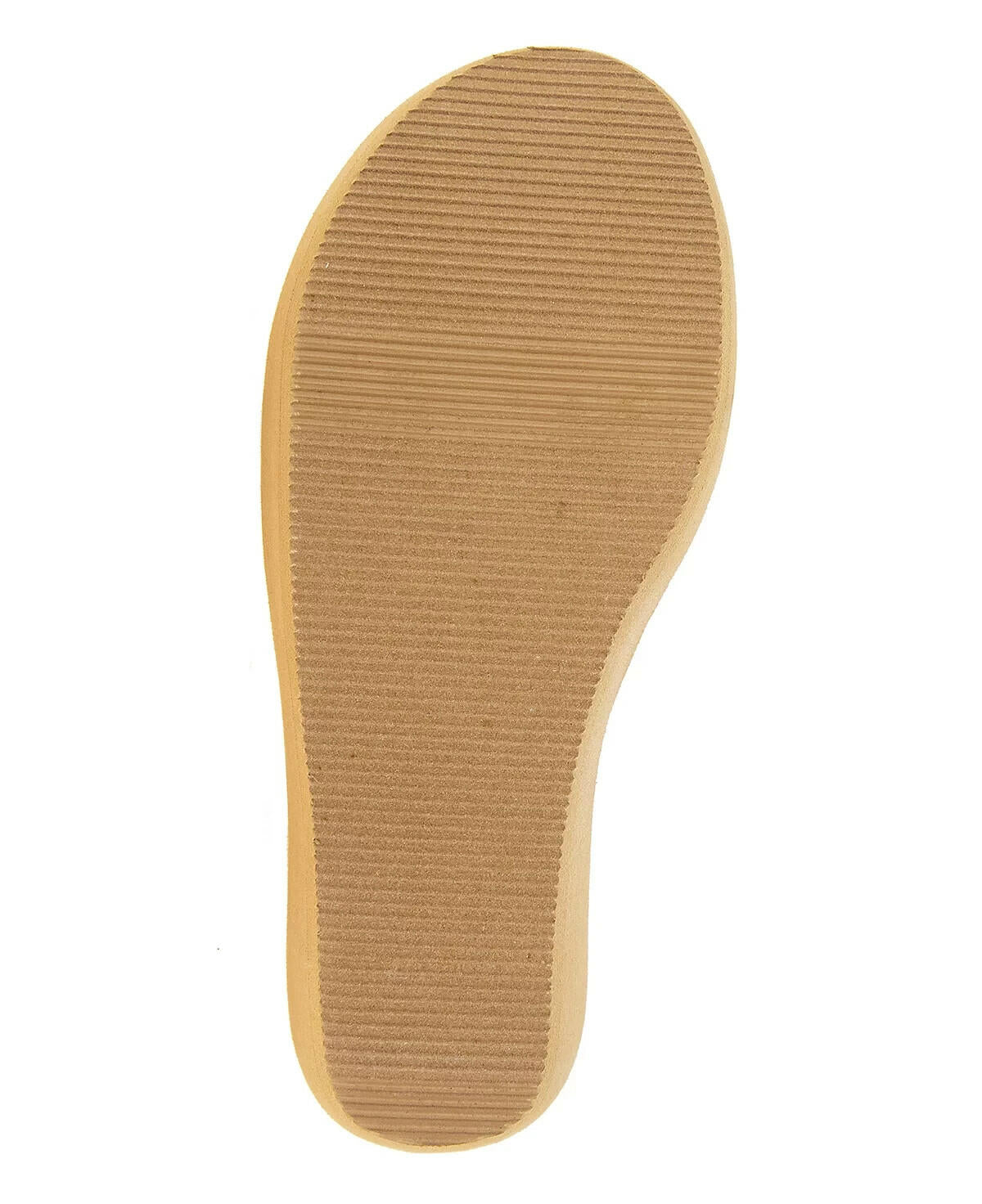 Kenneth Cole Reaction Womens Fine Glass Wedge Sandals Gold 9 MSRP $69