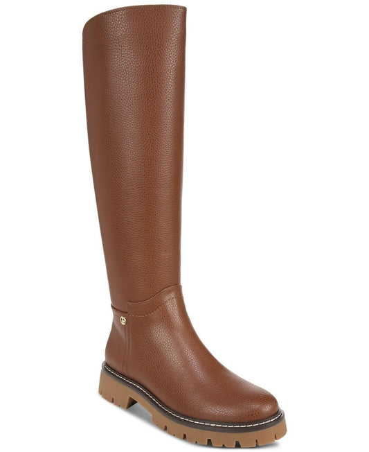 Giani Bernini Womens Jordyy Lug Sole Knee High Riding Boots Brown 9 New $150