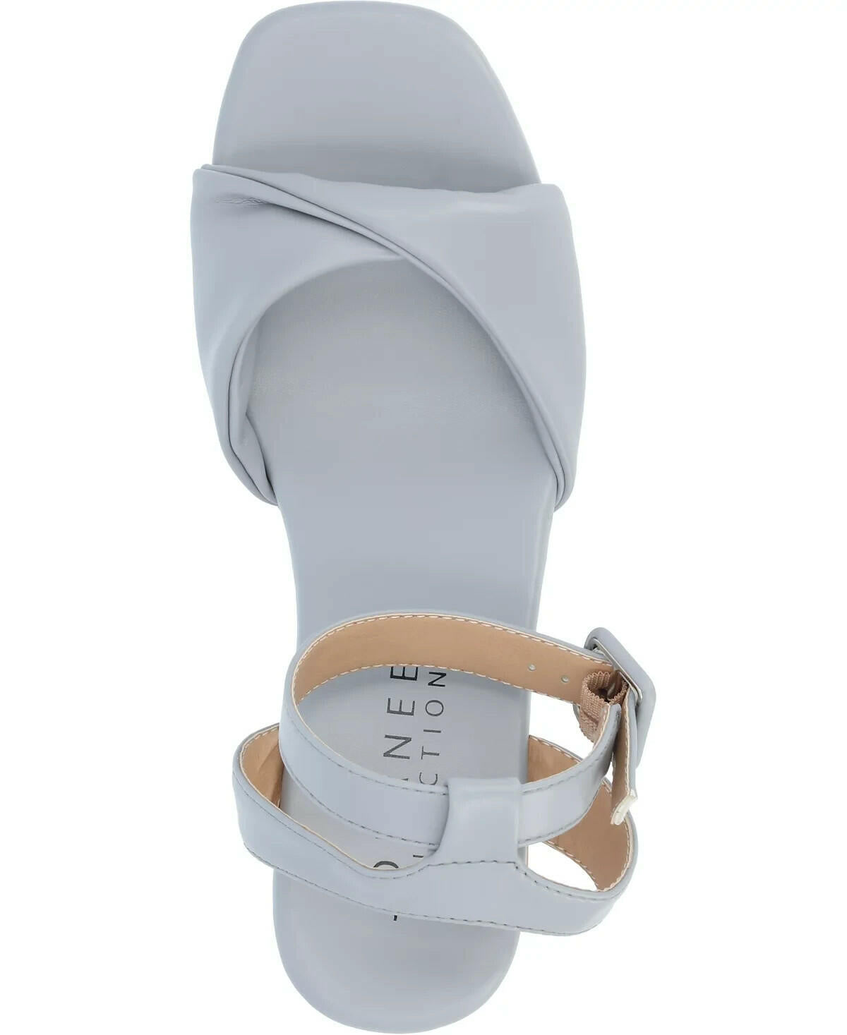 Journee Collection Womens Eianna Platform Sandals Blue 9.5 Block Heel MSRP $60