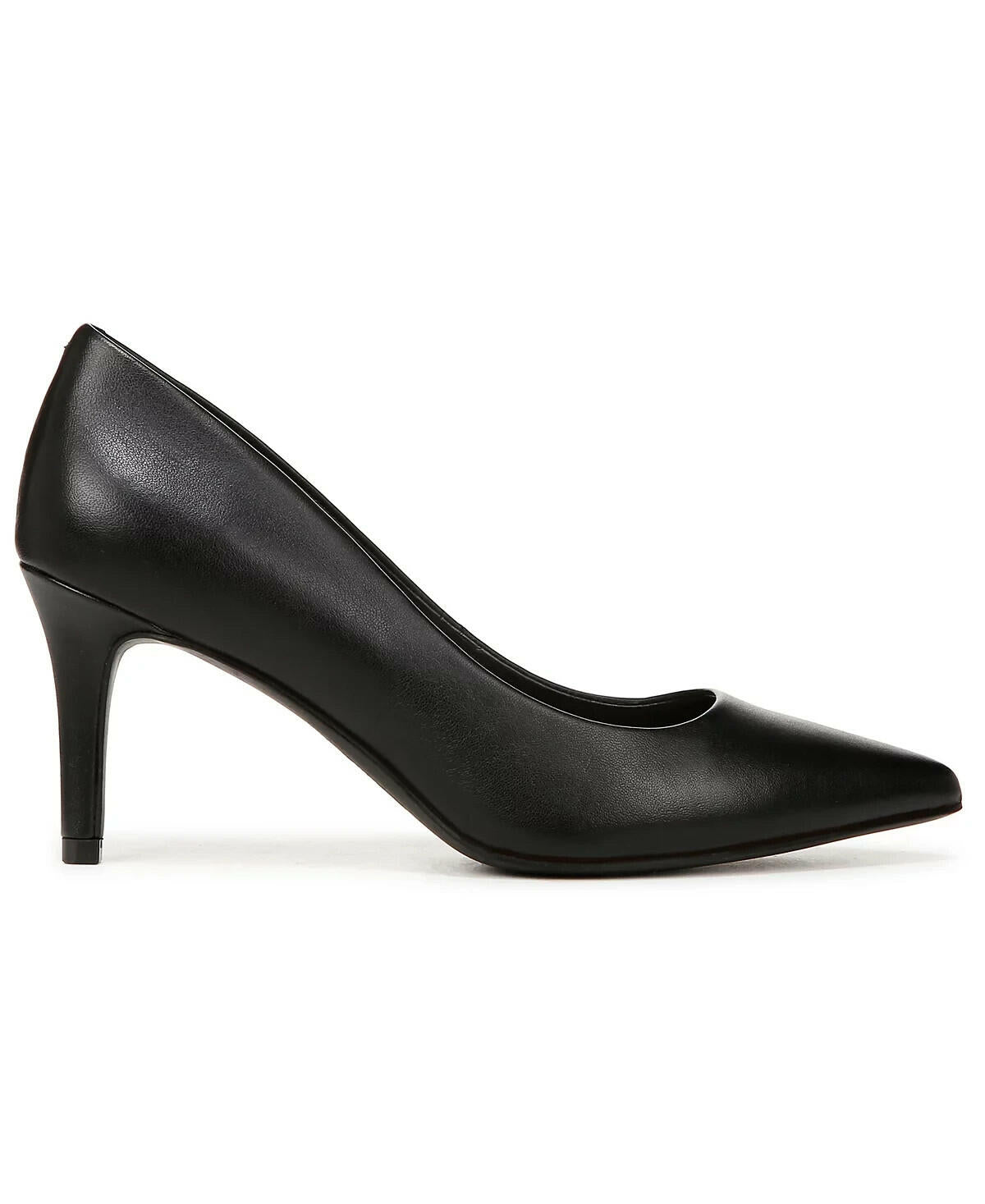 Leather On 34th Womens Jeules Pointed Toe Slip On Pumps Black 9.5 MSRP $79