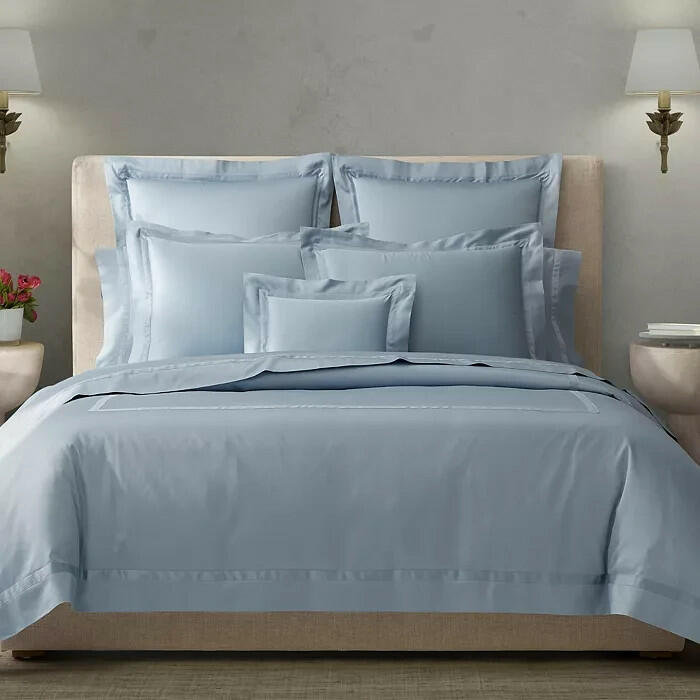 Matouk Nocturne Sateen King Duvet Egyptian Cotton Bone Luxury $1049