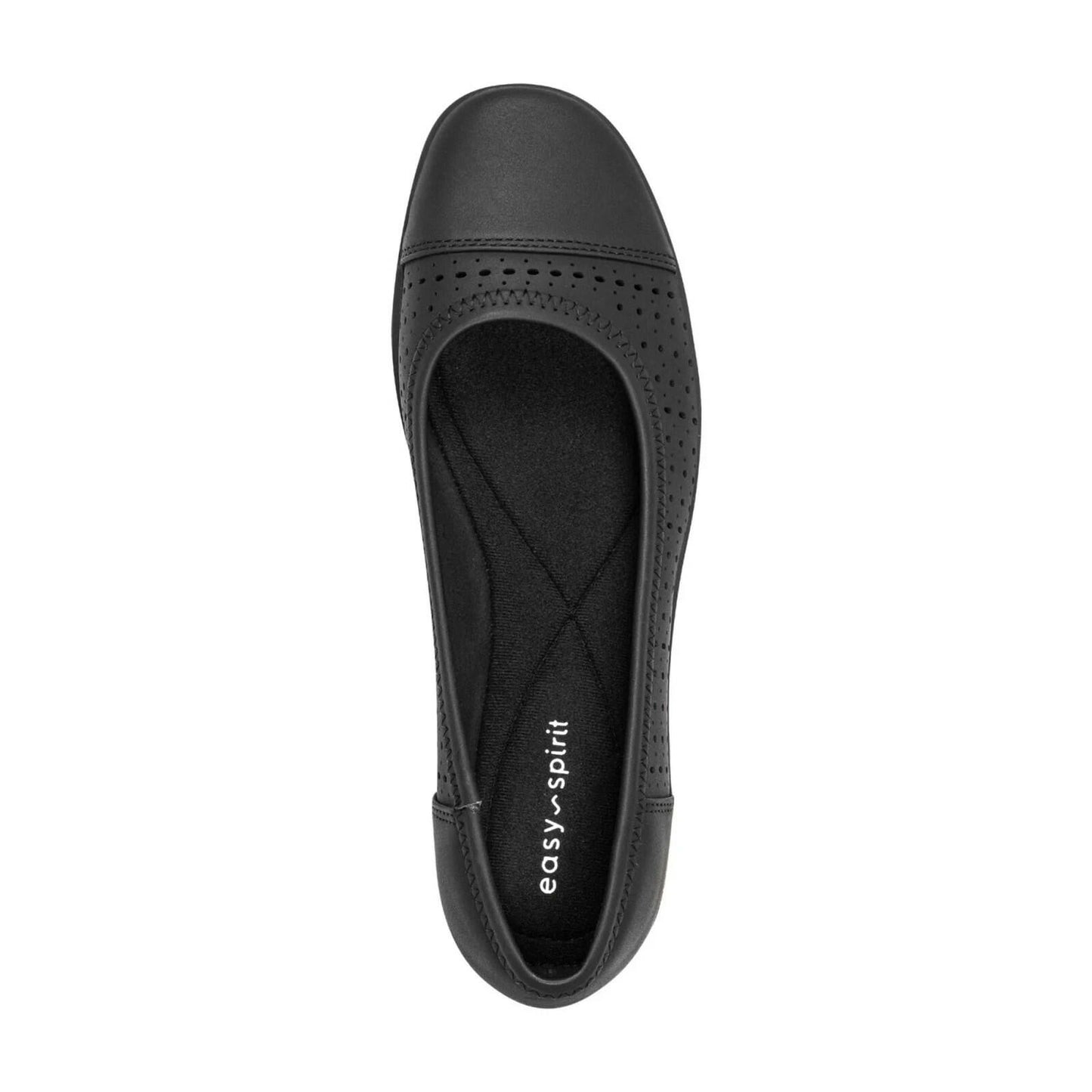 Easy Spirit Womens Avien Slip On Ballet Flats Black 7.5 New $69