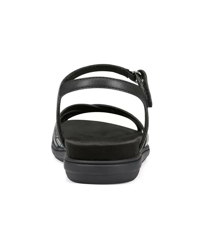Easy Spirit Womens Dottle Ankle Strap Sandals Black 9 New $69