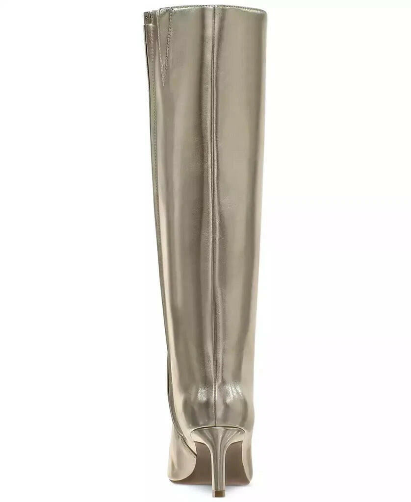 On 34th Rachelle Stovepipe Knee High Boots Gold 10 MSRP $129