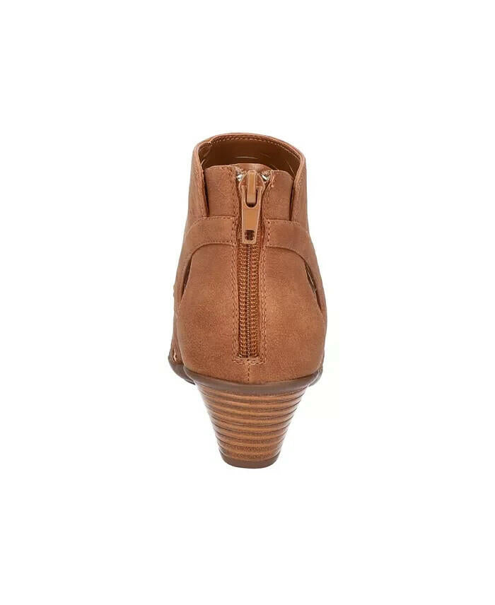 Easy Street Sunrise Block Heel Sandals 6.5 Tan MSRP $80