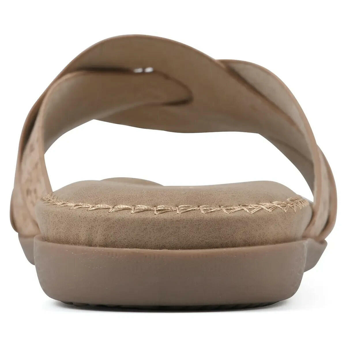 Women's Fortunate Slide Sandals Tan Cork 7.5 MSRP $49