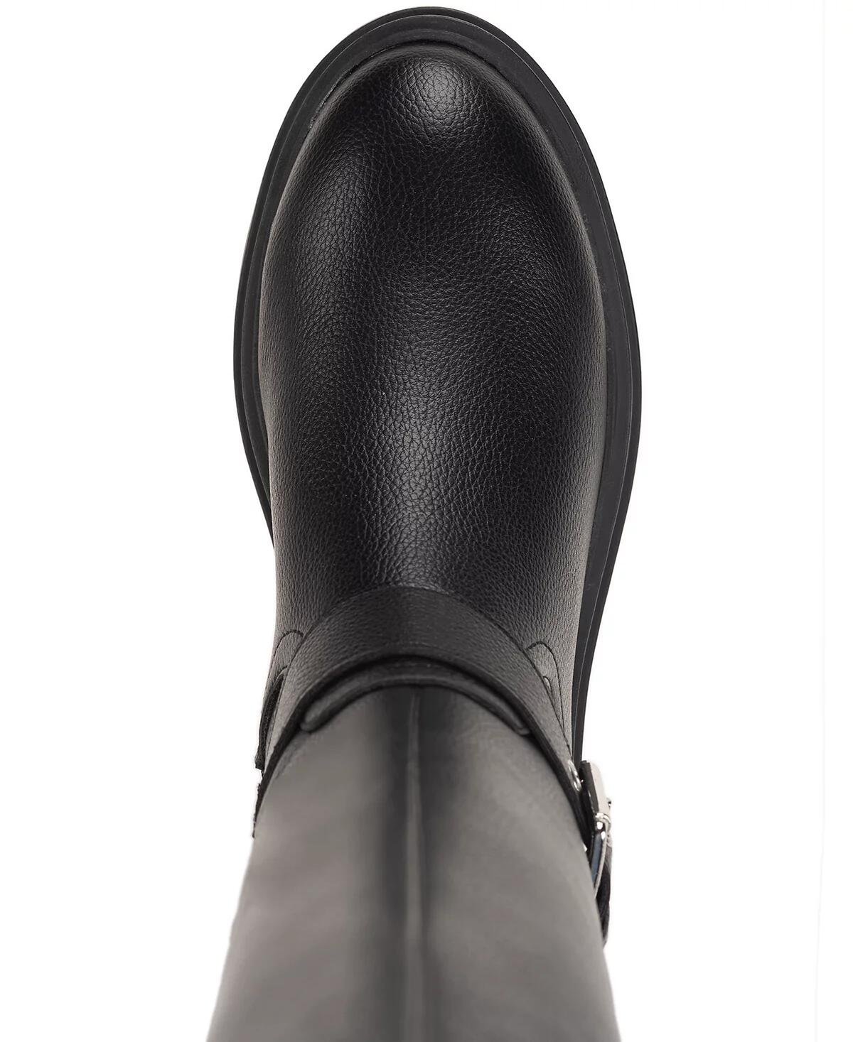 Sun + Stone Womens Omegaa Moto Boots Black Lug Sole Sz 5 MSRP $129