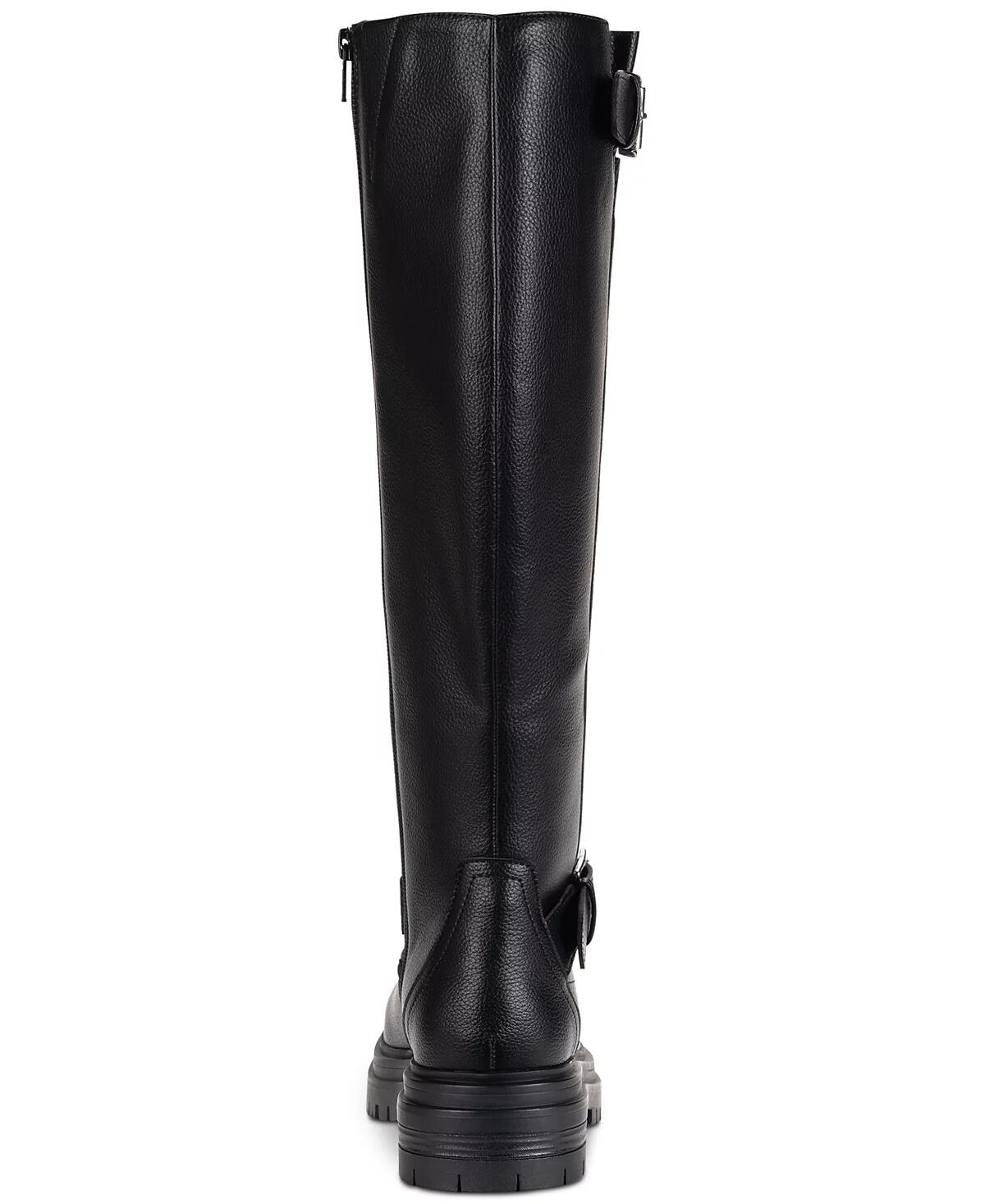 Sun + Stone Womens Omegaa Moto Boots Black Lug Sole Sz 5 MSRP $129