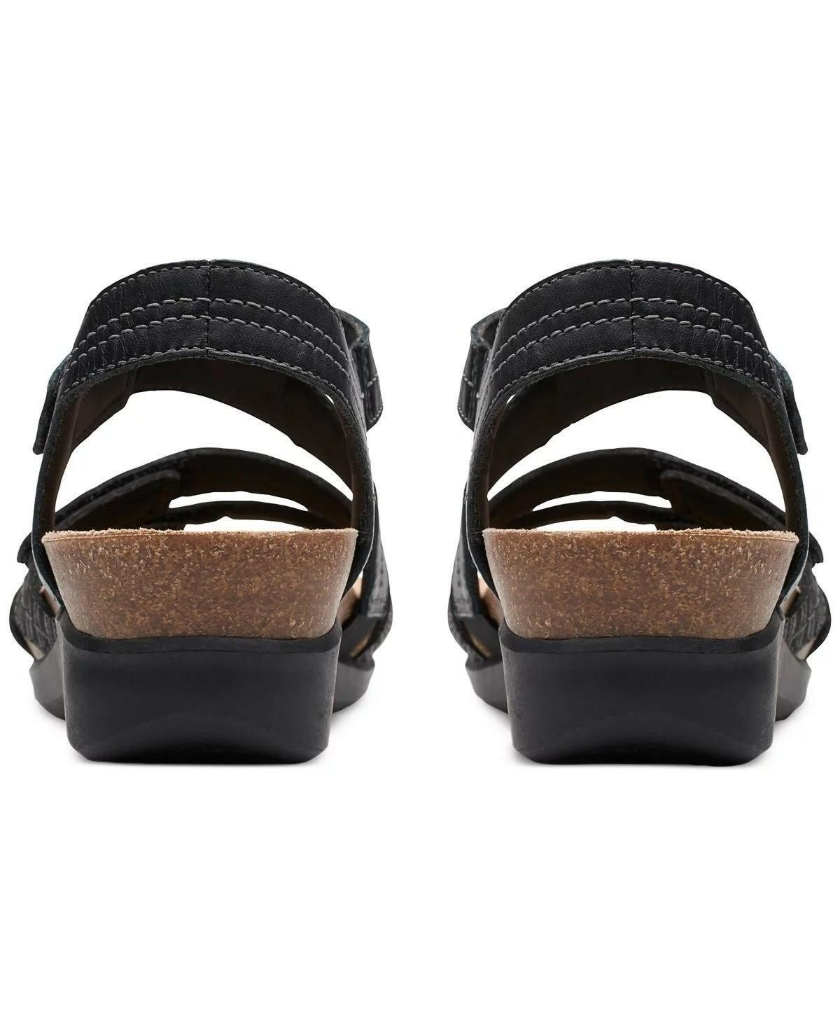 Clarks Calenne Clara Slip-On Sandals Women’s Comfort Shoes Black Size 9.5 – MSRP