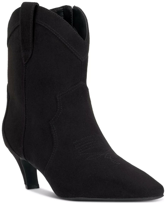 I.N.C. International Concepts Secia Western Booties Black MSRP $129