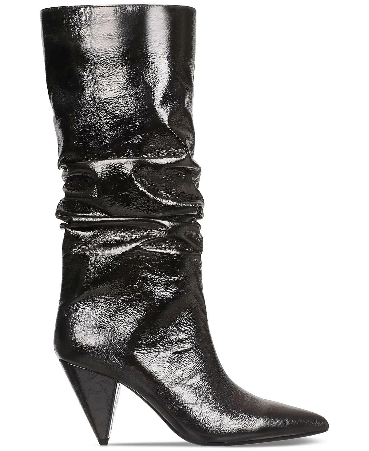 INC International Concepts Womens Diiannaa Slouch Boots 7 Pewter MSRP $129