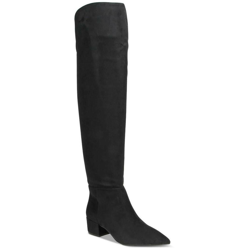 On 34th Gabriella Womens Black Faux Suede Knee-High Boots Sz 6 MSRP $129.50