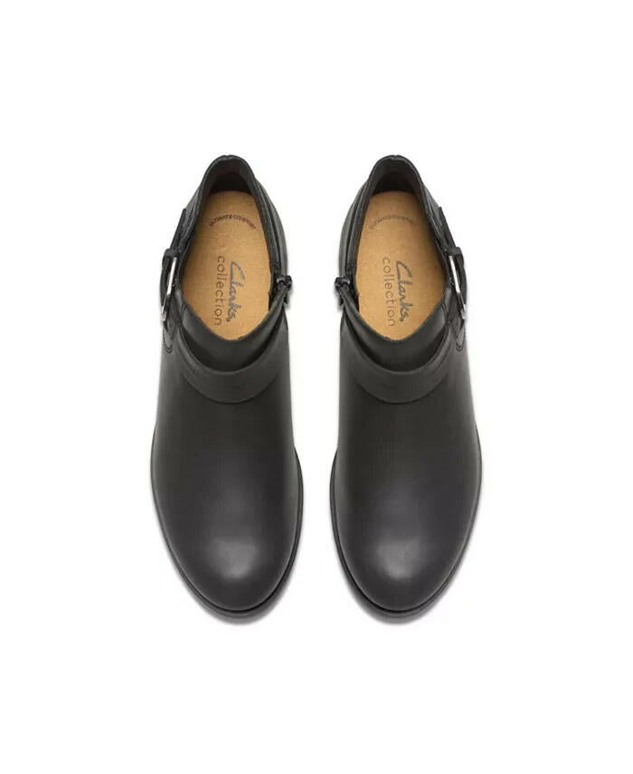 Clarks Collection Charlten Rae Ankle Boots 5.5 Black MSRP $100