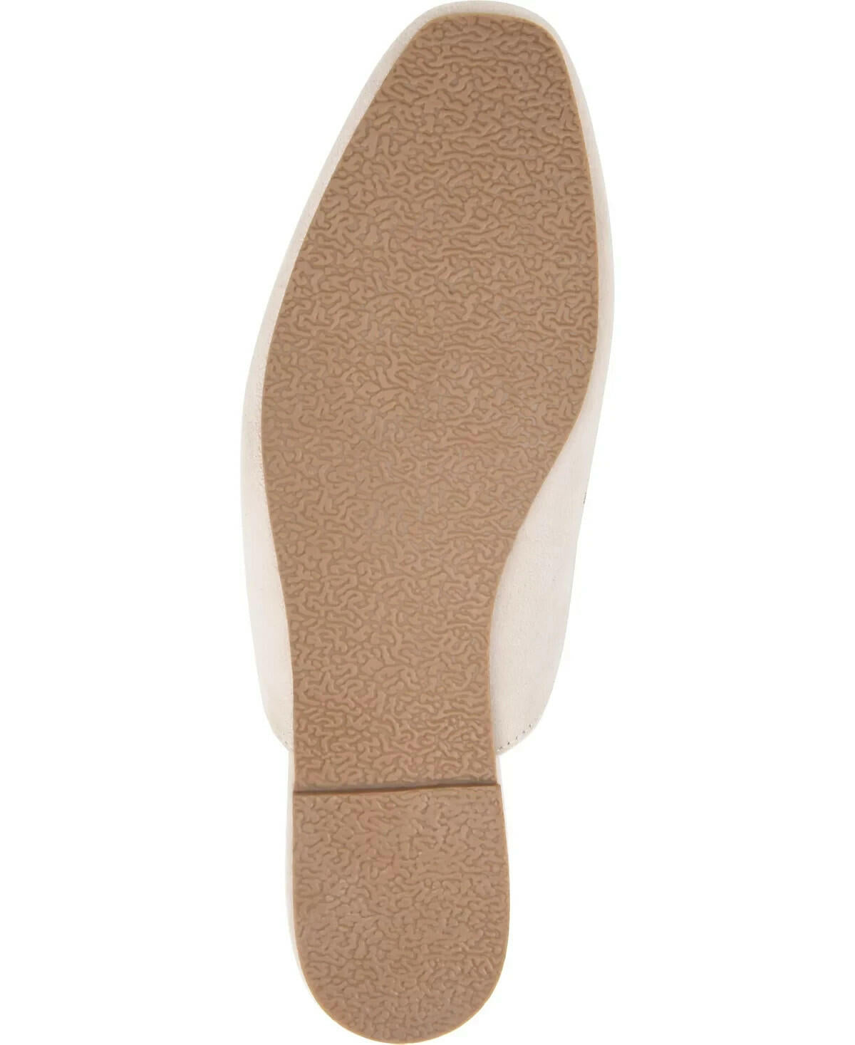 Journee Collection Womens Ameena Mule Flats Beige Faux Leather 9.5 MSRP $60