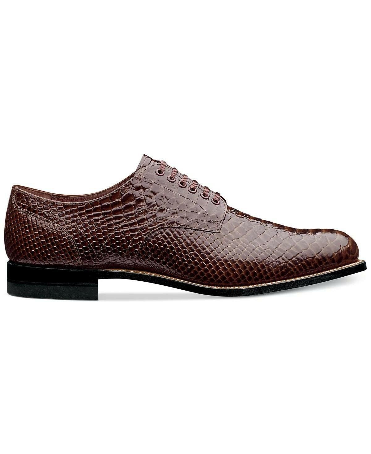 Stacy Adams Madison Cap Toe Oxford Mens Brown Dress Shoes Size 11 MSRP $150