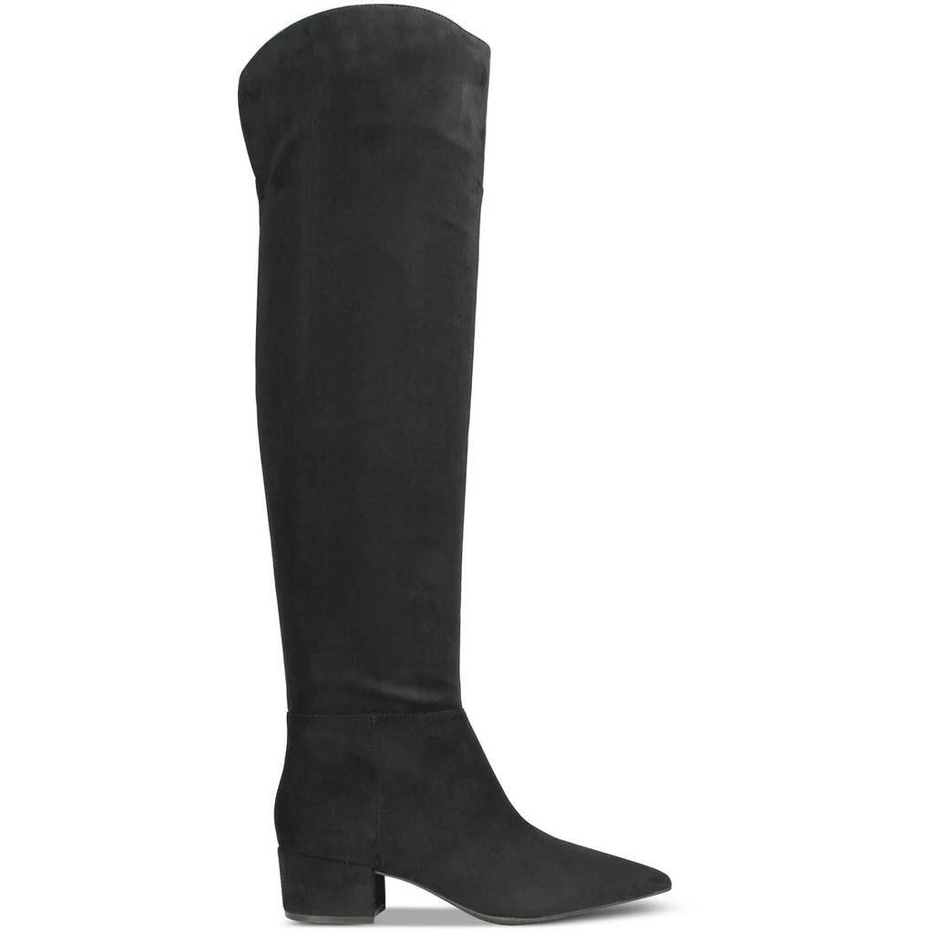 On 34th Gabriella Womens Black Faux Suede Knee-High Boots Sz 6 MSRP $129.50