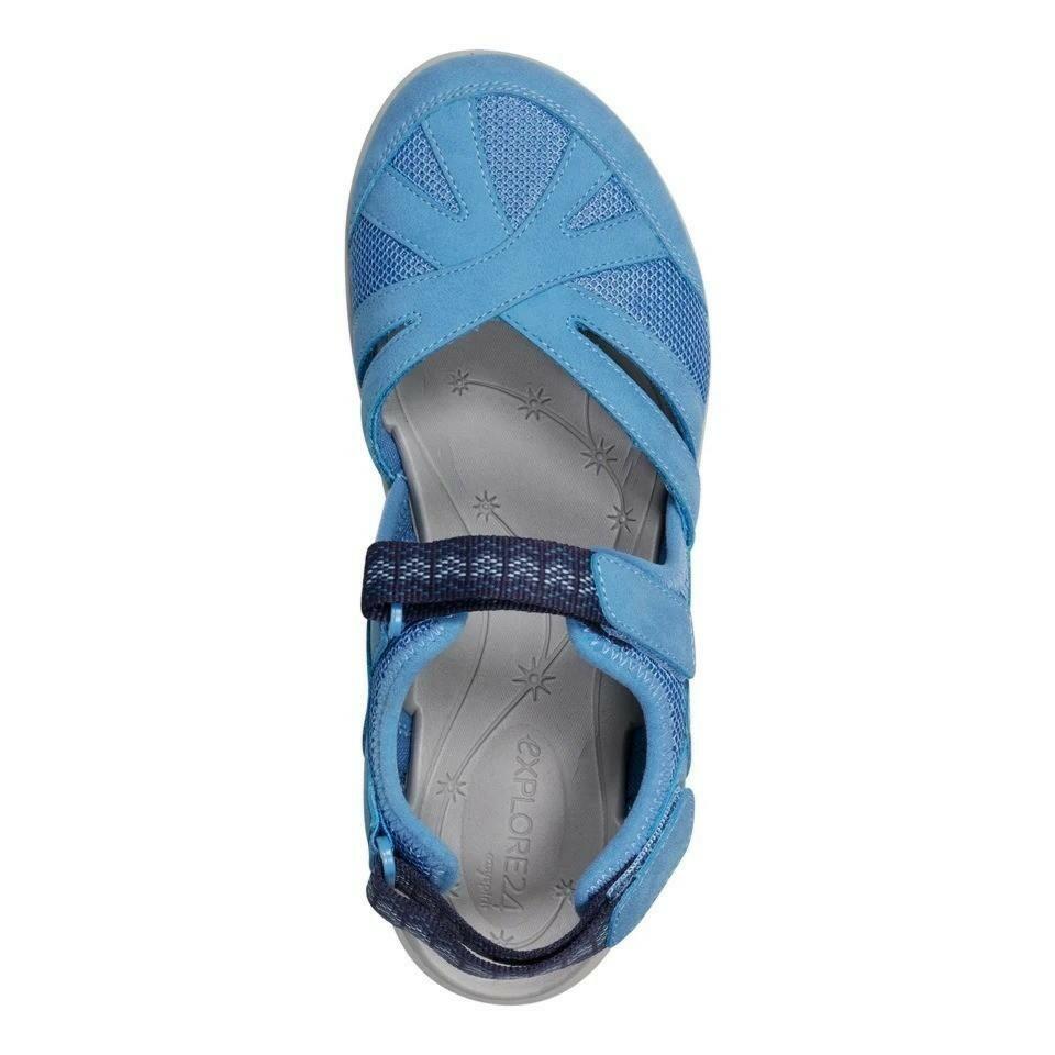 Easy Spirit Splash Hiking Sandals Women’s Water-Resistant Sport Shoes Blue 7N –