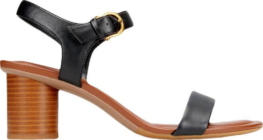 Giani Bernini Womens Hadleyy Stacked Heel Sandals Black 6.5 New $70