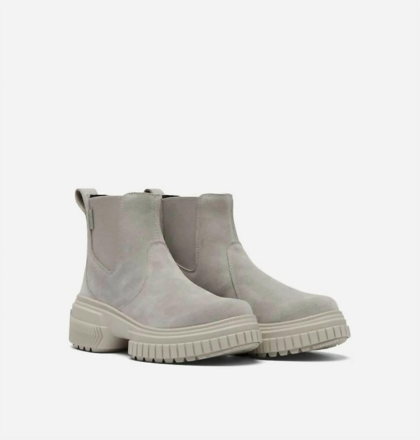 Sorel Womens Ona Ave Waterproof Chelsea Boots Chrome Grey 6 MSRP $219